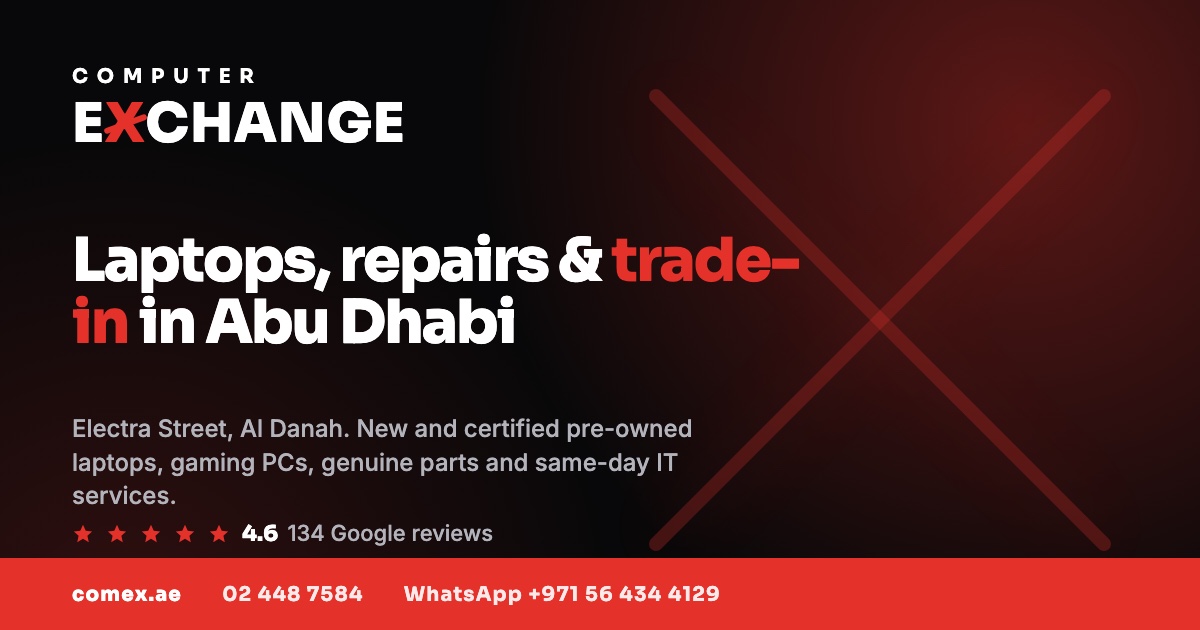 Laptop & PC Repair Abu Dhabi | IT Services | Computer Exchange