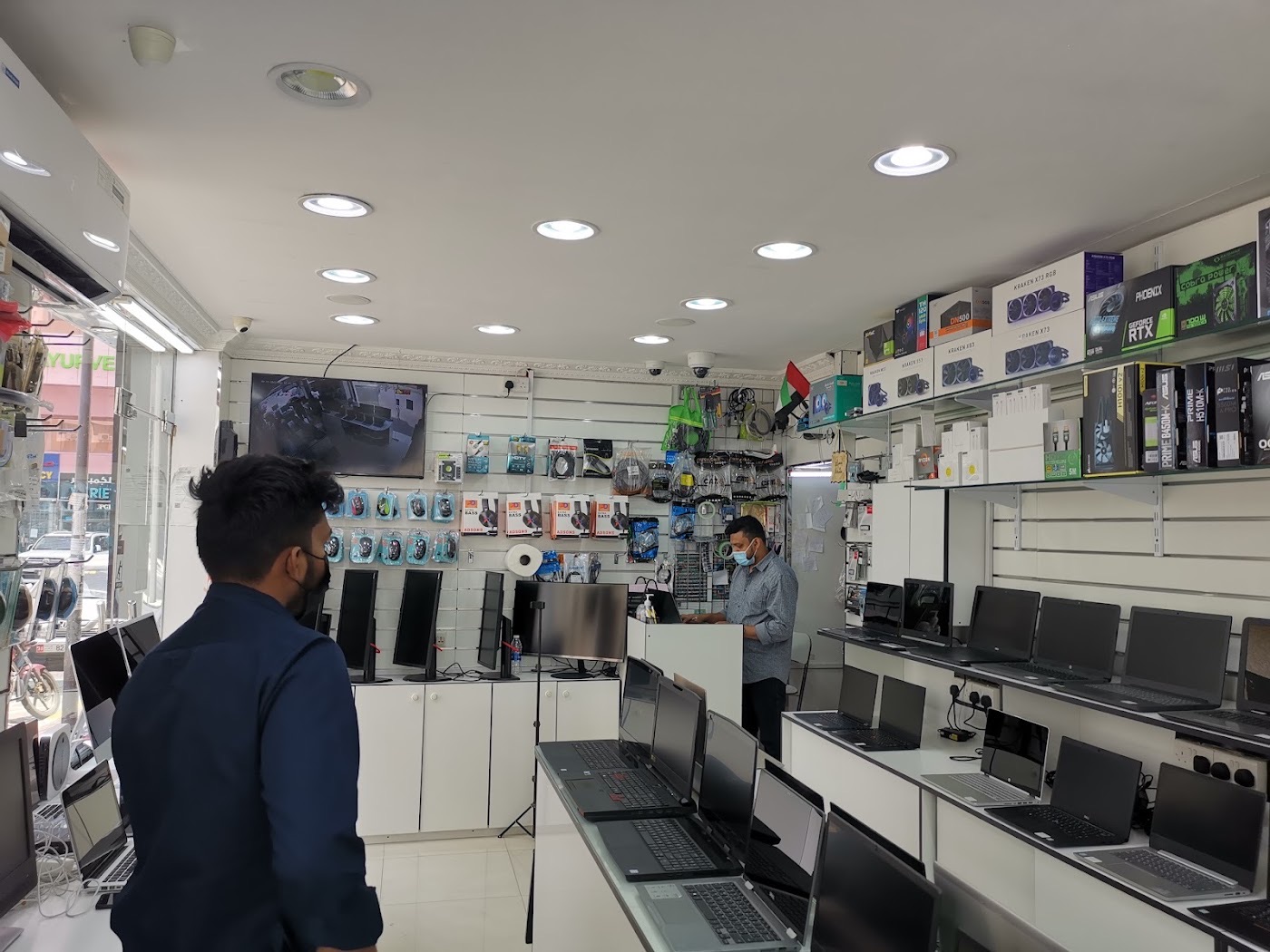 Inside Computer Exchange with staff helping customers